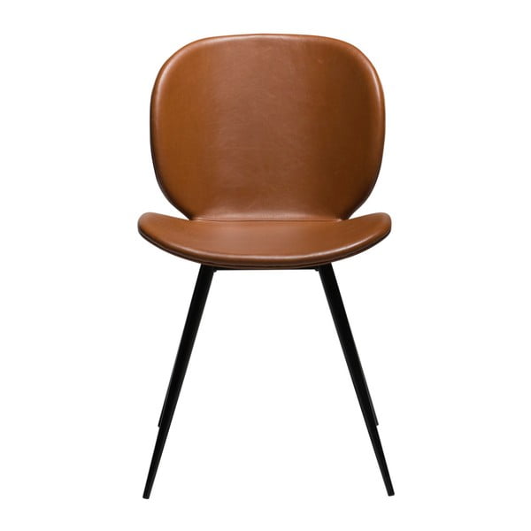 Smeđa stolica od umjetne kože DAN-FORM Denmark Cloud-image-1