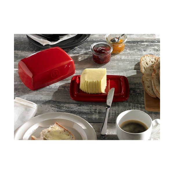 Crvena keramička posuda za maslac – Emile Henry-image-3
