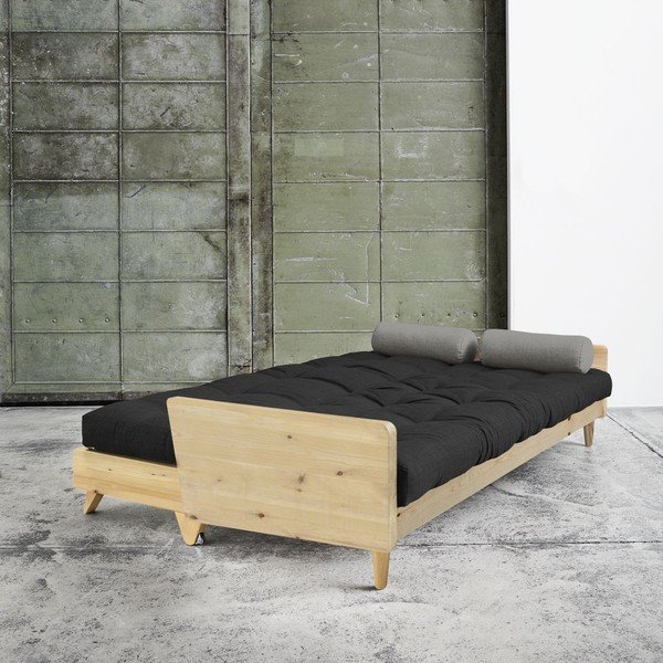 Sofa na razvlačenje Karup India Natural / Tamno siva / Granitno siva-image-1