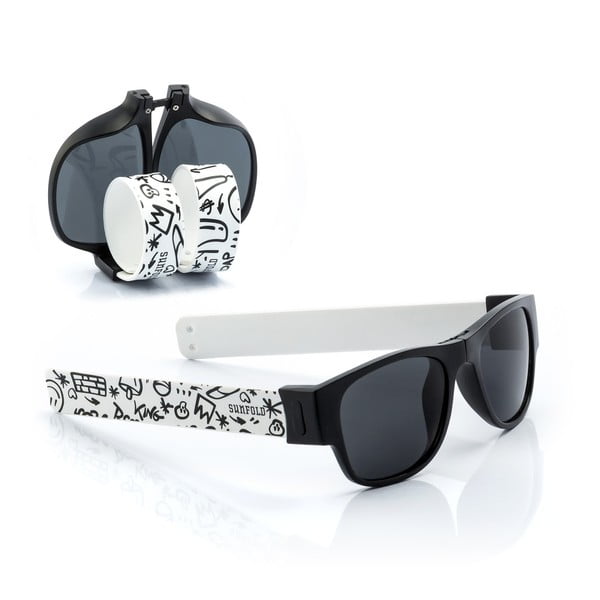 Crno-bijele rolane sunčane naočale InnovaGoods Sunfold ST2