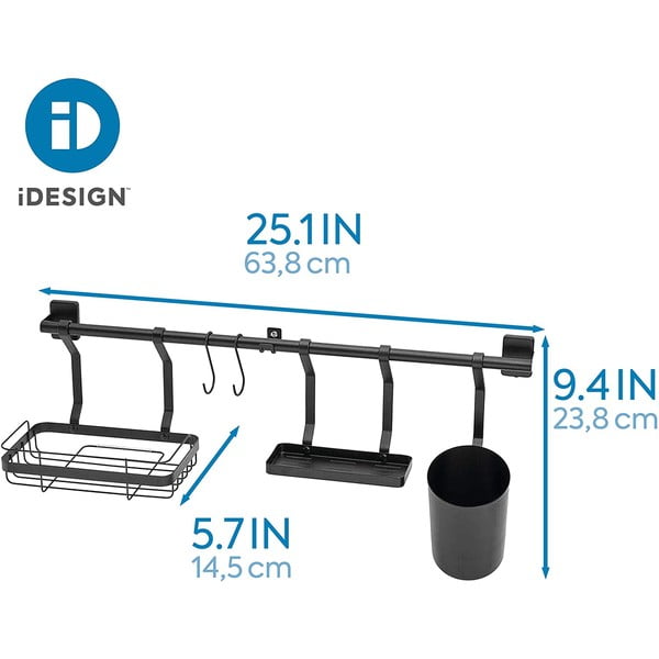 Crni zidni organizator iDesign Austin-image-1