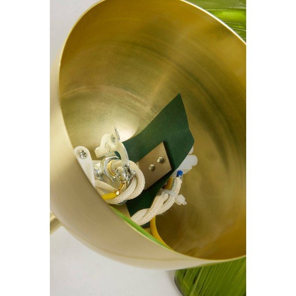 Zelena/u zlatnoj boji staklena viseća svjetiljka ø 30 cm Nugget – Jotex-image-4