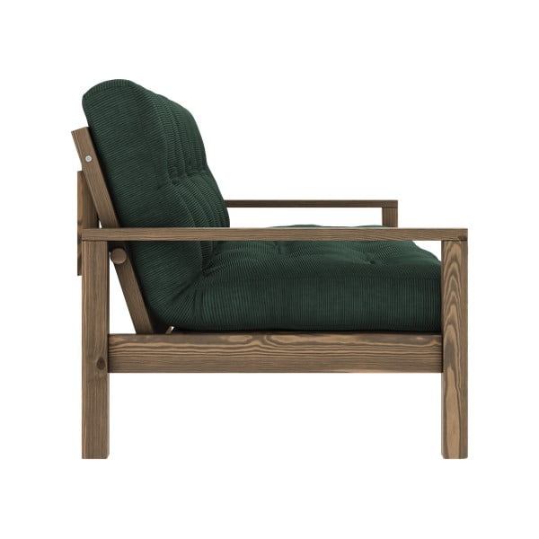 Tamno zelena sklopiva sofa 205 cm Knob – Karup Design-image-4