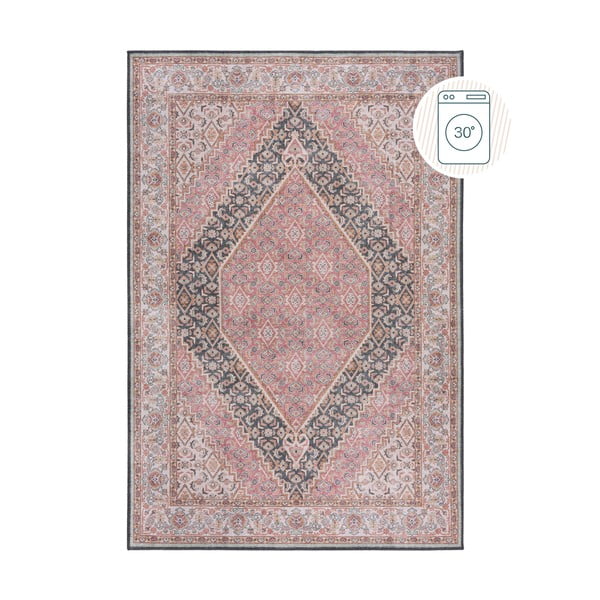 Ružičasti periv tepih 152x230 cm Briony Traditional – Flair Rugs
