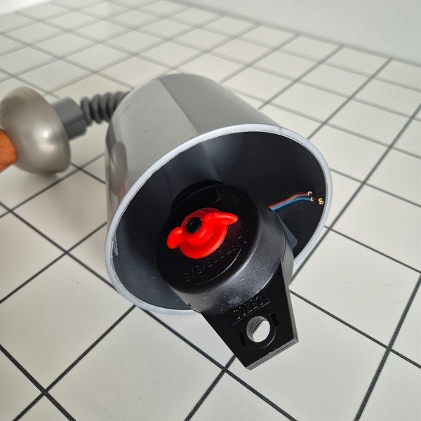 Viseća svjetiljka u srebrnoj boji/tamno smeđa sa staklenim sjenilom ø 30 cm Ciara – LAMKUR-image-4