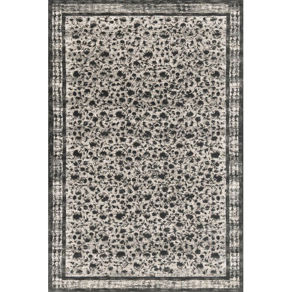 Antracitno sivi vunen tepih 200x300 cm Agnus Classic – Agnella