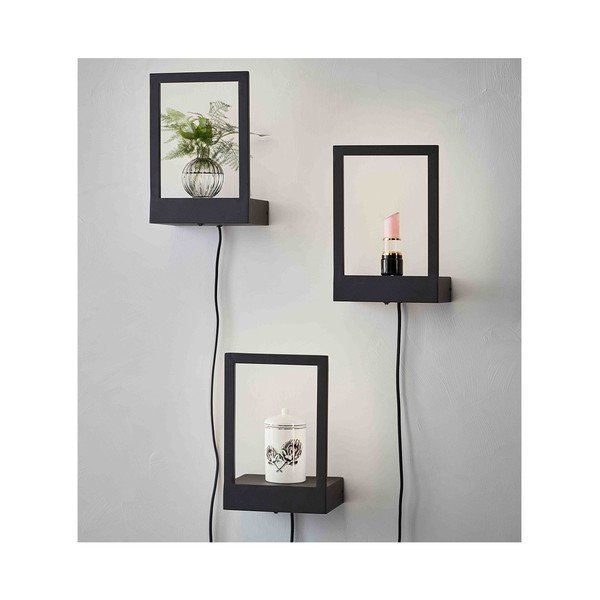 Crna LED zidna svjetiljka Markslöjd Pablo-image-1