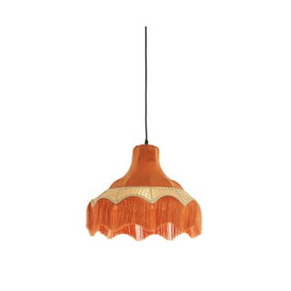 Narančasta viseća svjetiljka s tekstilnim sjenilom ø 40 cm Mizia – Light & Living