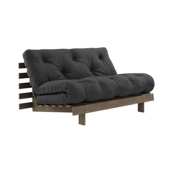 Crna sklopiva sofa 140 cm Roots – Karup Design