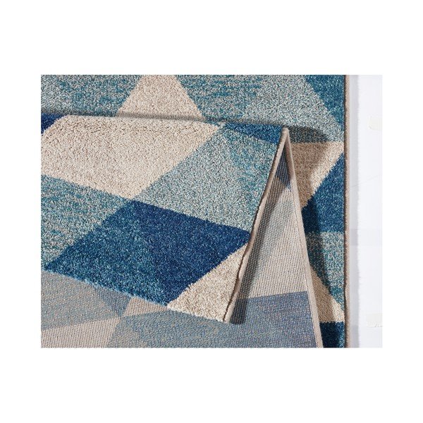 Plavi tepih Mint Rugs Diamond Triangle, 80 x 150 cm-image-2
