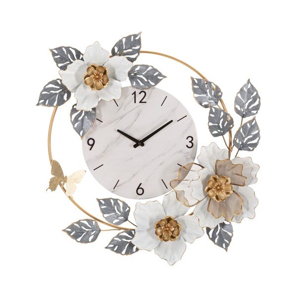 Zidni sat ø 64 cm Flowers – Mauro Ferretti