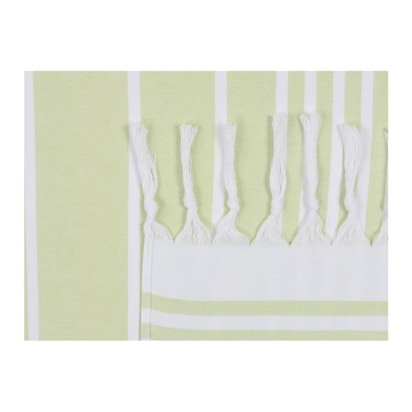 Zeleni ručnik Hammam Olive, 100 x 170 cm-image-1