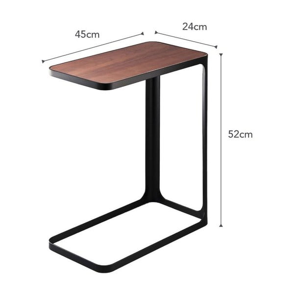 Crni stol YAMAZAKI Frame-image-4