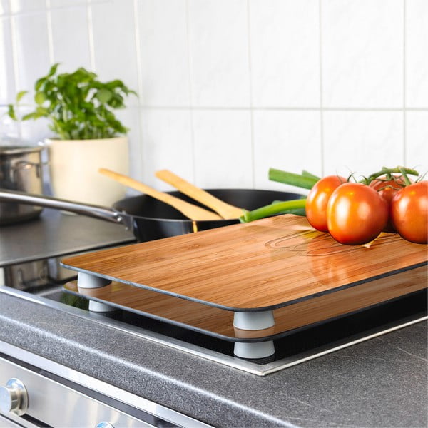 Set od 2 staklena poklopca za štednjak Wenkoo Lunch, 52 x 30 cm-image-1