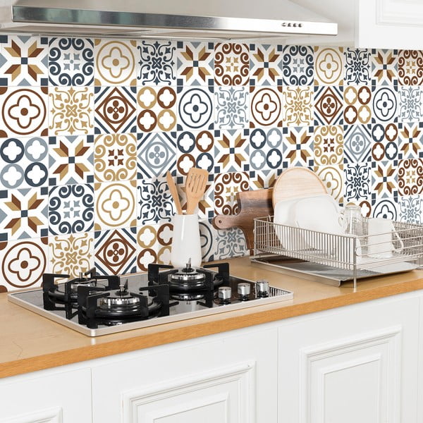 Set od 30 ukrasnih zidnih naljepnica Ambiance Ninocito, 15 x 15 cm-image-1