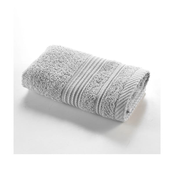 Svijetlo sivi pamučan ručnik od frotira 30x50 cm Tendresse – douceur d'intérieur