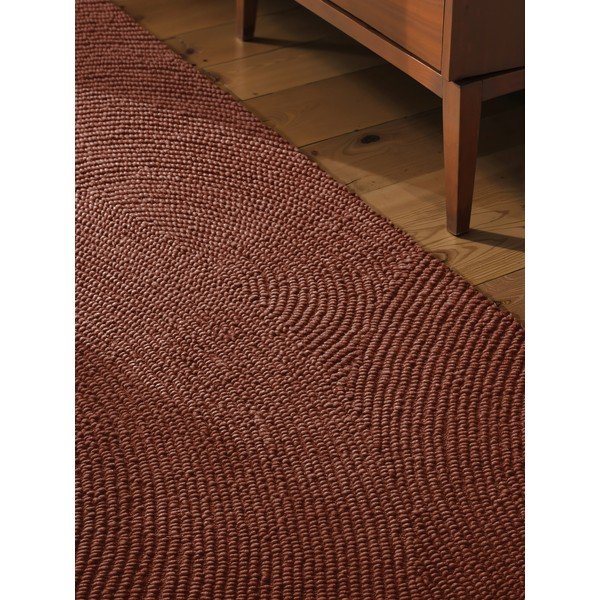 Ciglasta ručno rađena vunena staza 80x200 cm Calmio – Hanse Home-image-1