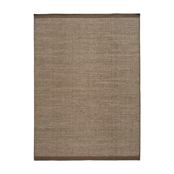 Tepih od smeđe vune Universal Kiran Liso, 160 x 230 cm