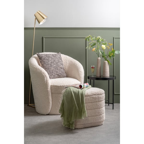 Bijela fotelja Leitmotiv Cuddly-image-1