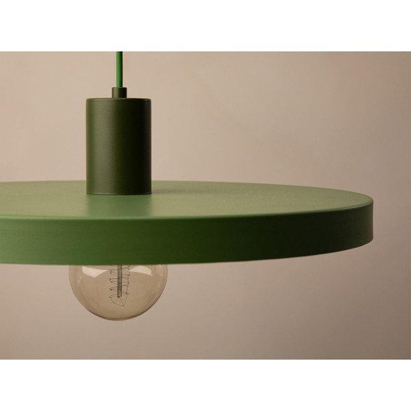 Zelena metalna viseća svjetiljka ø 40 cm Ori – Micadoni -image-2