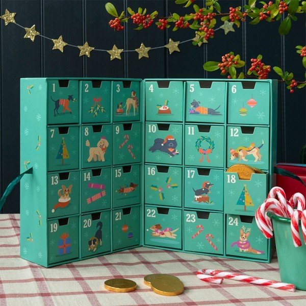 Adventski kalendar 37,5 cm Festive Friends – Rex London-image-1