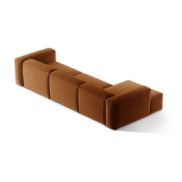 Ciglasta kutna garnitura (s lijevim kutom/s ležaljkom) Bergamo – Cosmopolitan Design-image-4