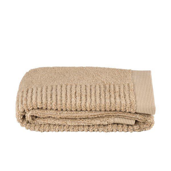 Bež pamučan ručnik od frotira 50x100 cm Classic – Zone
