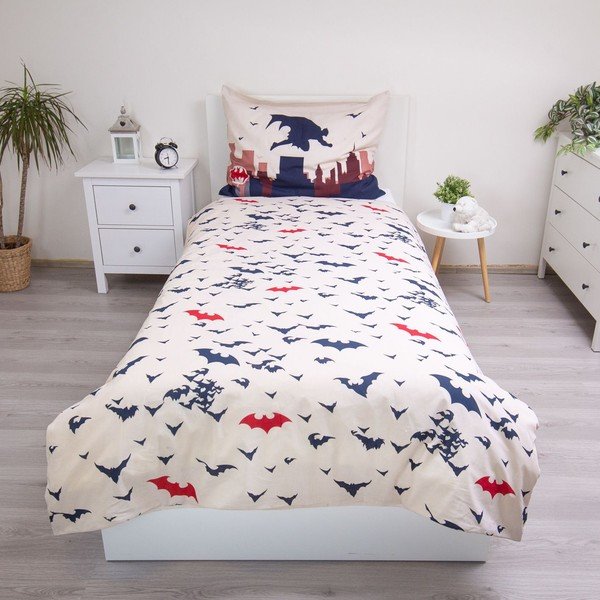 Pamučna dječja posteljina za krevet za jednu osobu 140x200 cm Batman "Gotham's Knight" – Jerry Fabrics-image-2