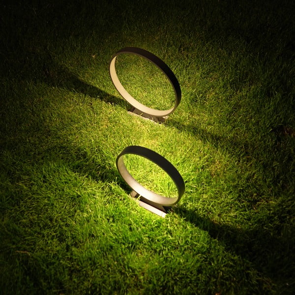 Crna podna svjetiljka SULION Nala, ø 40 cm-image-2