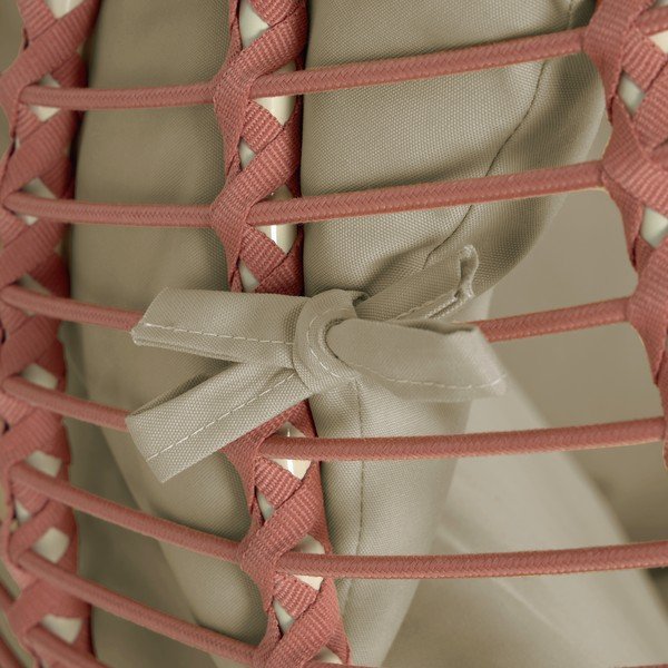 Viseća vrtna fotelja u boji terakote sa stalkom Kave Home Elianis-image-4