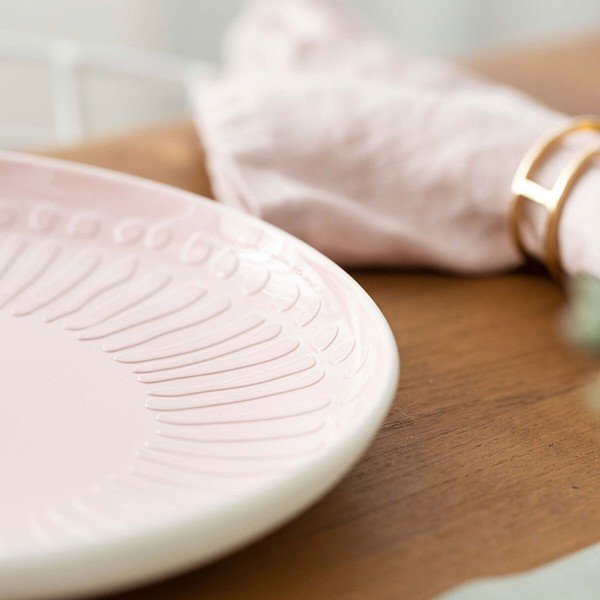 Bijelo-ružičasta porculanska ploča Villeroy & boch cvijet, ⌀ 24 cm-image-1