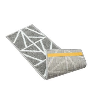 Bijeli/sivi set tepiha za stepenice 13 kom 22x73 cm Striped – Mila Home