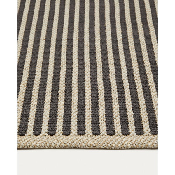 Crni/bež vanjski tepih 160x230 cm Satanca – Kave Home-image-4