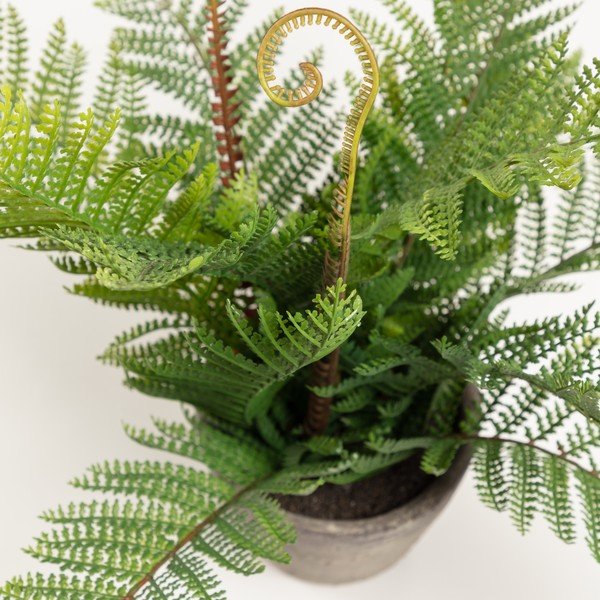 Umjetni cvijet u cementnoj posudi Kave Home, visina 35 cm-image-1