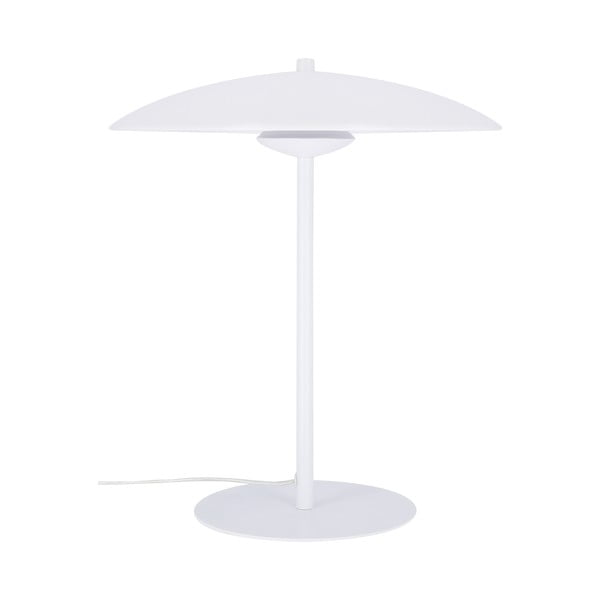 Bijela LED stolna lampa s metalnim sjenilom (visina 41 cm) Lund – Candellux Lighting
