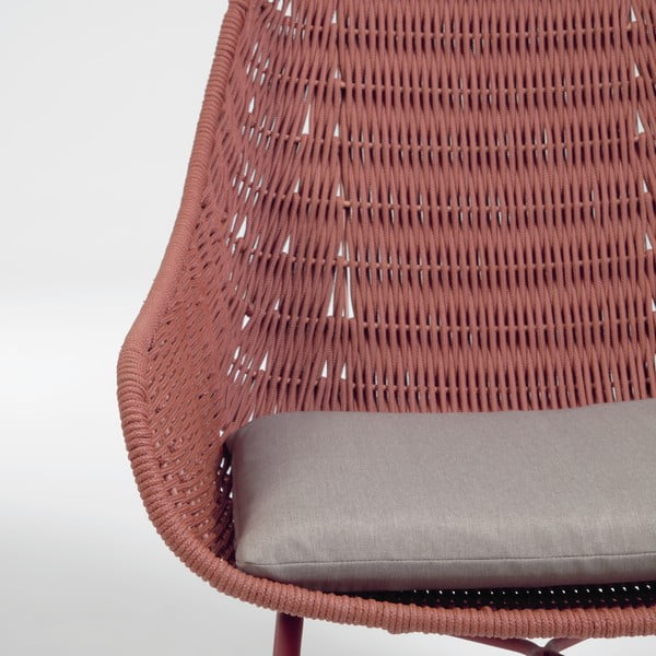 Vrtna stolica u boji terakote Kave Home Abeli-image-1