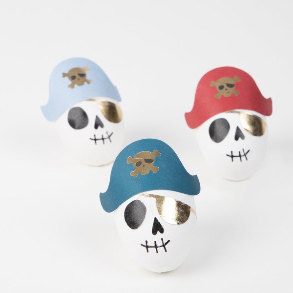 Party dodaci u setu 3 kom Pirate Skulls Surprise Balls – Meri Meri-image-3