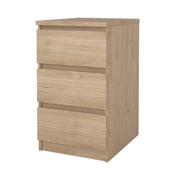 Komoda u dekoru hrasta u prirodnoj boji 40x70x50 cm Naia – Tvilum-image-4