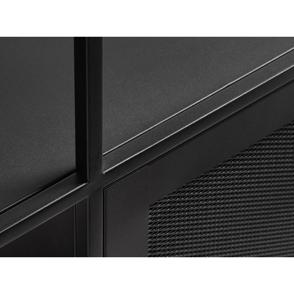 Crna metalna polica za knjige 80x180 cm Malibu - Unique Furniture-image-4