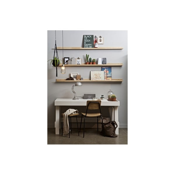 Polica za fotografije od punog hrasta u prirodnoj boji 170 cm Photoframe – vtwonen-image-2