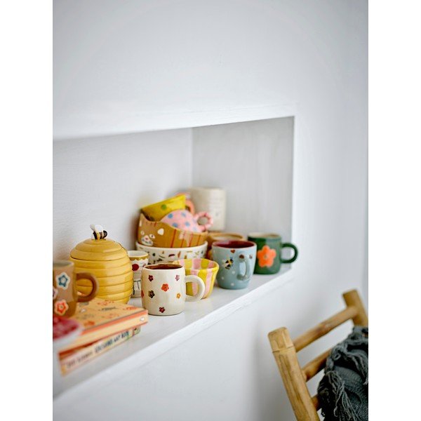 Bež dječja šalica od kamenine 130 ml Addy – Bloomingville Mini-image-2