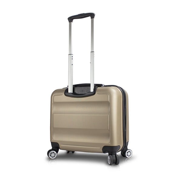 Putni kovčeg s kotačićima i USB priključkom u zlatnoj boji My Valice COLORS LASSO Cabin Suitcase