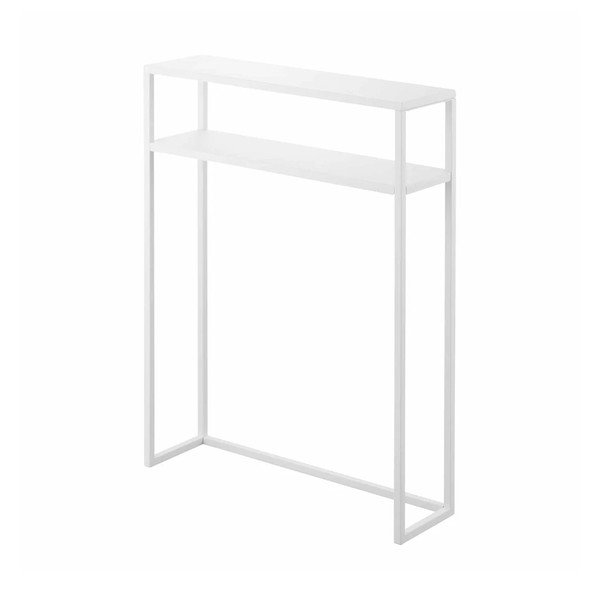 Bijeli metalni pomoćni stol 18x60 cm Tower – YAMAZAKI