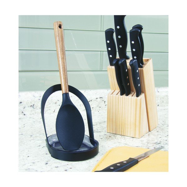 Crni držač za kuhinjski pribor iDesign Austin, 12 x 13 cm-image-1