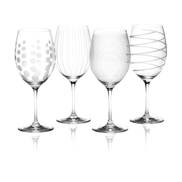Set od 4 Mikasa čaše za crno vino
