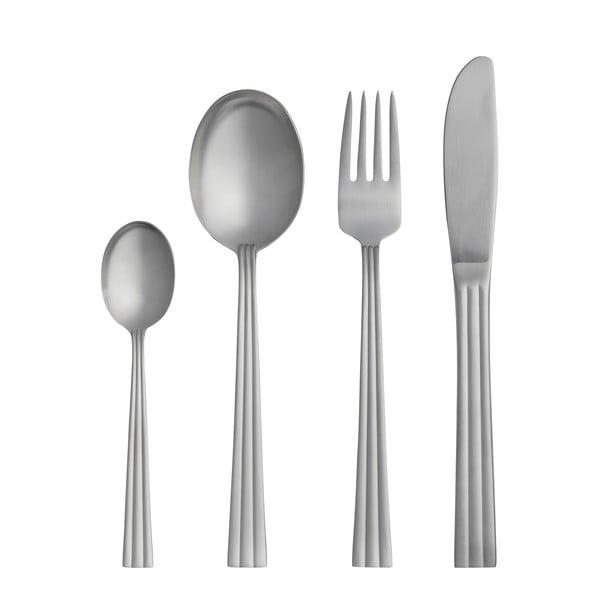 Pribor 16 kom od nehrđajućeg čelika u srebrnoj boji Thebe – Gense