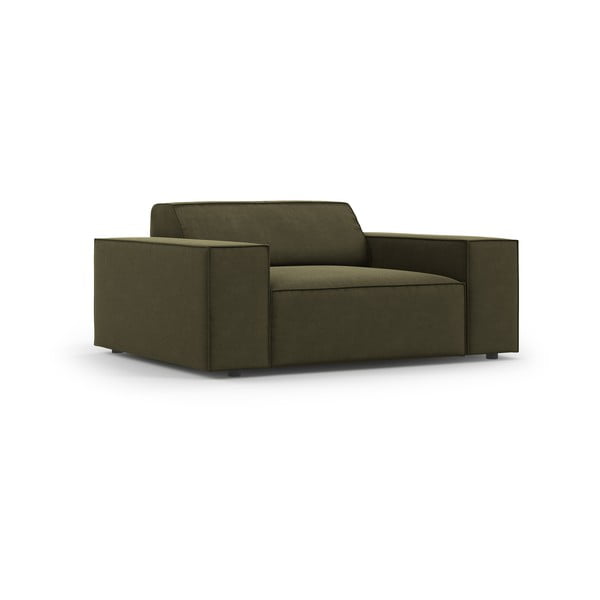 Zelena baršunasta fotelja Jodie – Micadoni Home