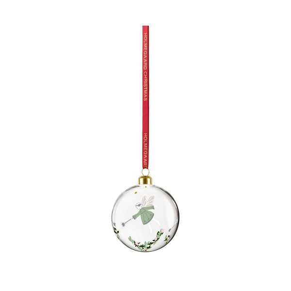 Stakleni ručno puhani ukas za božićno drvce ø 8 cm Christmas – Holmegaard-image-4