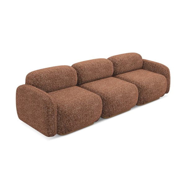Narančasta/smeđa sofa 270 cm Ailani – Makamii-image-3