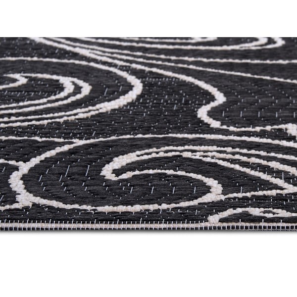 Crni vanjski tepih 194x290 cm Elina Black – Hanse Home-image-3